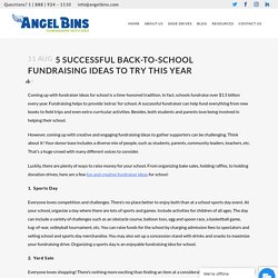 5 Successful School Fundraising Ideas