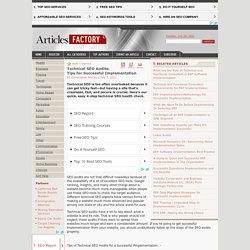 Technical SEO Audits: Tips for Successful Implementation