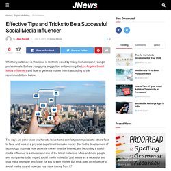 How To Become a Successful Social Media Influencer