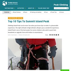 Top 10 Tips for successful Island Peak Climbing