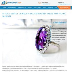 8 Successful Jewelry Background Ideas for your Website