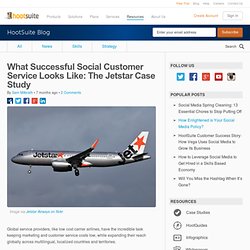 What Successful Social Customer Service Looks Like: Jetstar Case Study