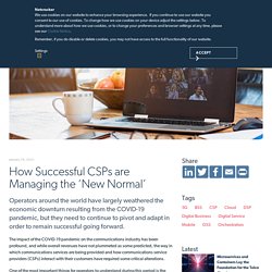 How Successful CSPs are Managing the ‘New Normal’