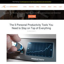 5 Things You Need for a Successful Personal Productivity System