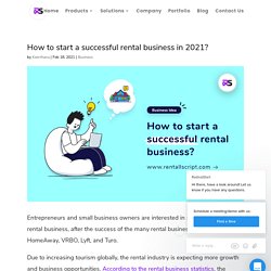 How to start a successful rental business in 2021? - RentALLScript