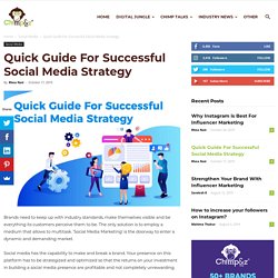 Quick Guide For Successful Social Media Strategy