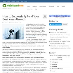 How to Successfully Fund Your Businesses Growth – JobGoRound