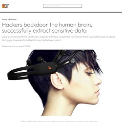 Hackers backdoor the human brain, successfully extract sensitive data