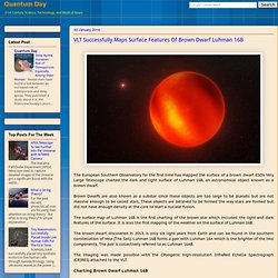 VLT Successfully Maps Surface Features Of Brown Dwarf Luhman 16B