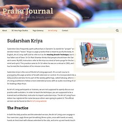 Sudarshan Kriya « Prana Journal