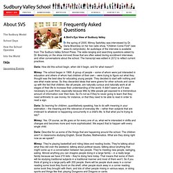 Sudbury Valley School