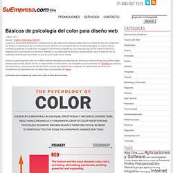 blog.SuEmpresa.com » Básicos de psicología del color para diseño web