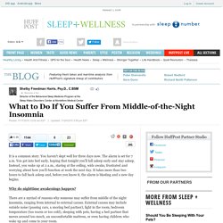 What to Do If You Suffer From Middle-of-the-Night Insomnia 