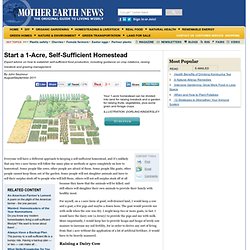 Start a 1-Acre, Self-Sufficient Homestead - Modern Homesteading