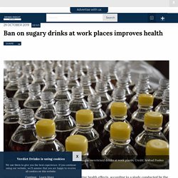 Ban on sugary drinks at work places improves health: Study