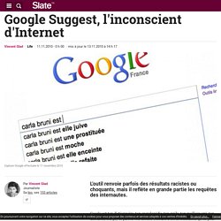 Google Suggest, l'inconscient d'Internet