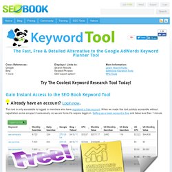 Seo Book Keyword Suggestion Tool