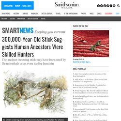 300,000-Year-Old Stick Suggests Human Ancestors Were Skilled Hunters