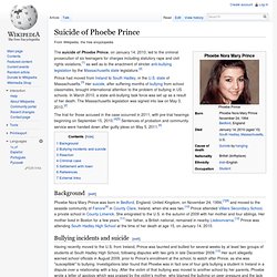 Suicide of Phoebe Prince