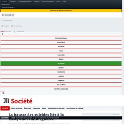 La hausse des suicides liés à la crise, une réalité ignorée