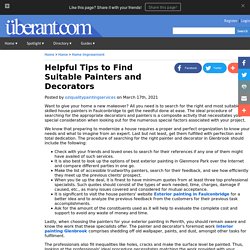Helpful Tips to Find Suitable Painters and Decorators