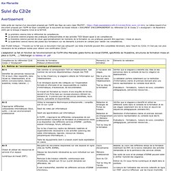 Suivi et évaluation - C2i2e