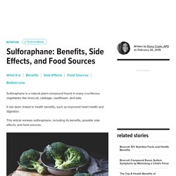 Sulforaphane: Benefits, Side Effects, and Food Sources