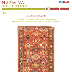 Antique Sultanabad Carpet