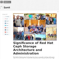 Significance of Red Hat Ceph Storage Architecture and Administration