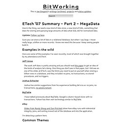 ETech &#039;07 Summary - Part 2 - Me