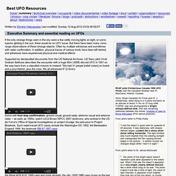 UFO info summary - UFO sighting pictures and videos