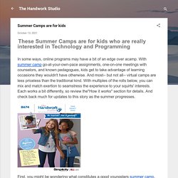 Summer Camps are for kids