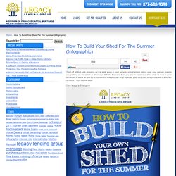 How To Build Your Shed For The Summer (Infographic)