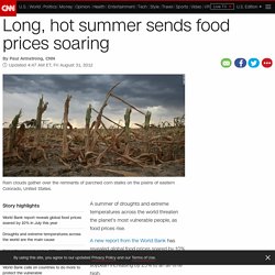 Long, hot summer sends food prices soaring