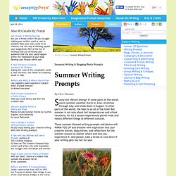 Summer Creative Writing & Blogging Prompts, Summertime Photo Inspiration