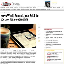 News World Summit, jour 3 : L'info sociale, locale et mobile