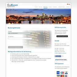 SunBooker - Online Preisabfrage und Buchung