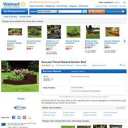 : Suncast Tiered Decor Raised Garden Stakes Bed-Walmart.com