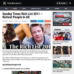 Sunday Times Rich List 2011 – Richest People In UK ‹ The Richest People In The World 2011