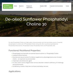 De-oiled Sunflower Phosphatidyl Choline 30