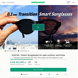 GLATUS : Smart Sunglasses for safe outdoor activities by INNOCEAN WORLDWIDE