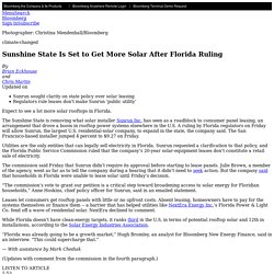Sunshine State Is Set to Get More Solar After Florida Ruling