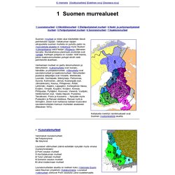 Suomen murrealueet