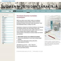 Suomen murteiden sanakirja