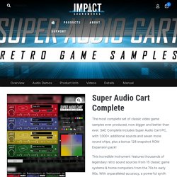 Super Audio Cart - Retro Game Samples (VST, AU, AAX)