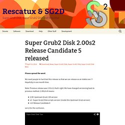 Super Grub2 Disk
