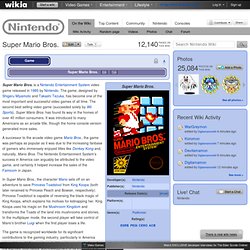 Super Mario Bros. - The Nintendo Wiki - Wii, Nintendo DS, and all things Nintendo