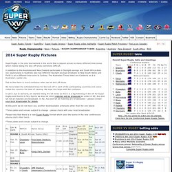 Super Rugby News,Results and Fixtures from Super 15 Rugby