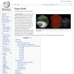 Super-Earth