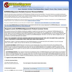 SUPERAntiSpyware Portable Scanner